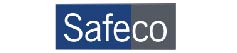 Safeco Insurance logo blue and grey background